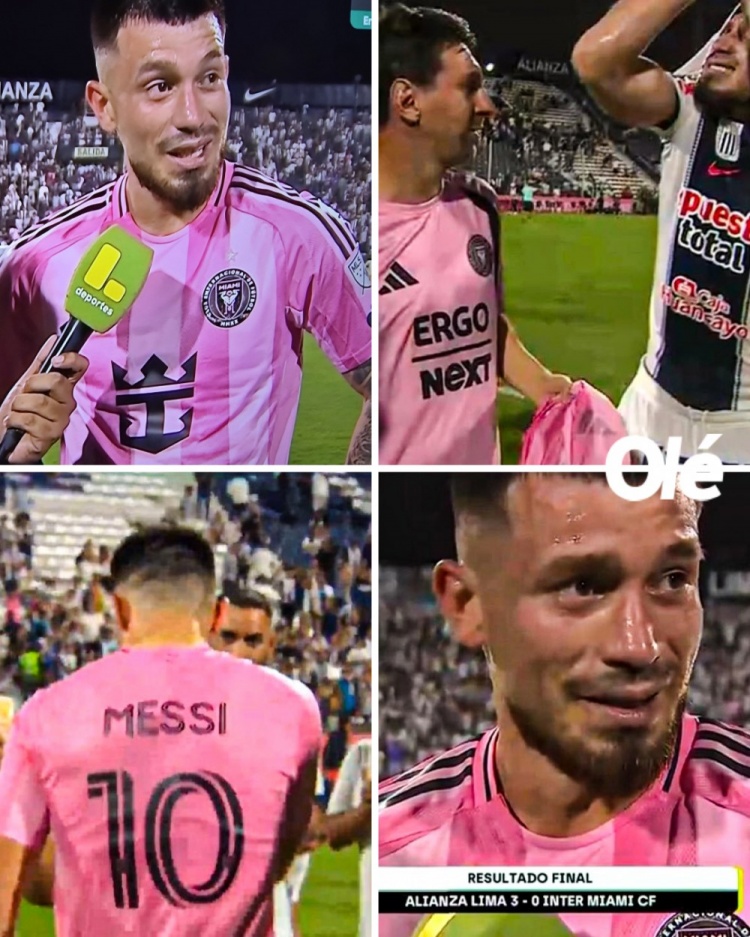 天博-利马联盟球员谈与梅西换球衣:这是梦想成真,他是我的偶像